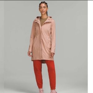 Lululemon size 4 Rain Rebel Jacket - pink clay - NWT